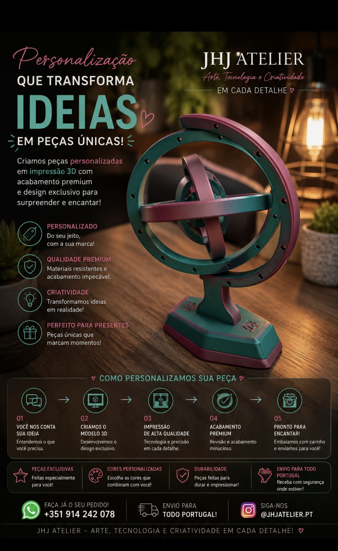 Personalização em impressão 3D